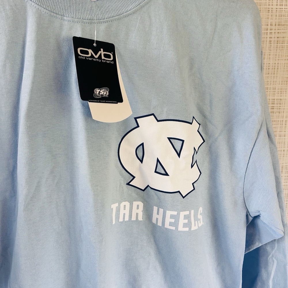UNC North Carolina Tarheels T-Shirt Large Licensed Collegiate Long Sleeves CCC - Picture 2 of 14